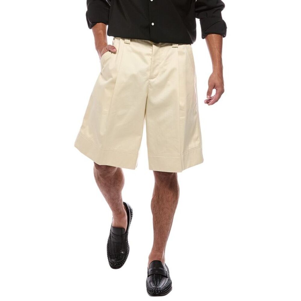 Helmut Lang Mens  Relaxed Pleated Trouser, Brown